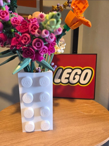 Brick vase for displaying - , lego