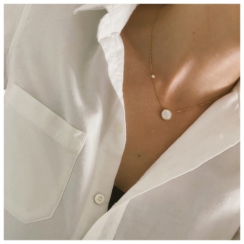 18ct gold mother - mother, pearl