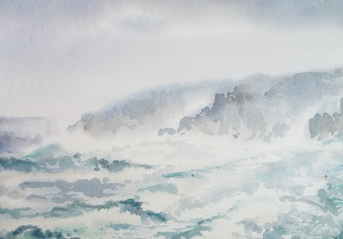 Original watercolour a - watercolour,, 'a