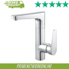 GoodHome Cavally Swivel Tall Basin Mixer Tap – Chrome Effect 100% ORIGINAL ⭐⭐⭐⭐⭐