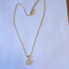 18 carat Gold  PlatedTeardrop