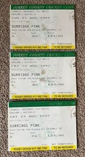 England v Australia - The Oval 1997  -Full Set Test Match Tickets - Day 1-3