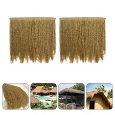 2 Pcs Fence Cover Fake Straw
