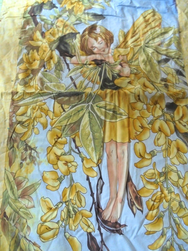 Quilted flower fairies bed - flower,