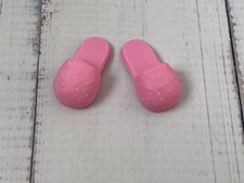 Barbie Doll Genuine Pink Slippers Shoes Flat (A5)