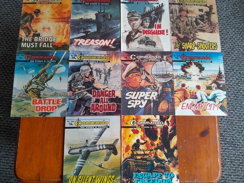 Ten commando comics - ten, bundle