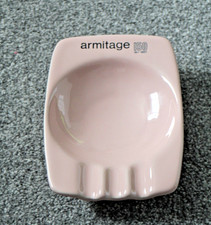 VINTAGE ARMITAGE CERAMIC ASHTRAY PINK 1817 - 1967 150 YEARS ANNIVERSARY
