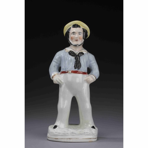 Antique staffordshire figure - staffordshire,