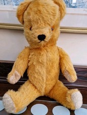 Vintage Musical Teddy Bear- approx 1950-1960