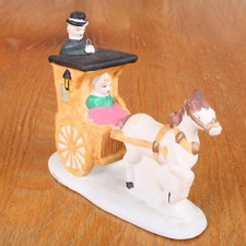 Christmas Village Woman In
