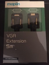 VGA EXTENSION CABLE 5M - MALE TO FEMALE -  A25QG