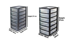 A4 Paper Small Plastic Storage