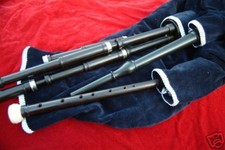 Smallpipes: Blackwood & Silver Dunfion Smallpipe in A