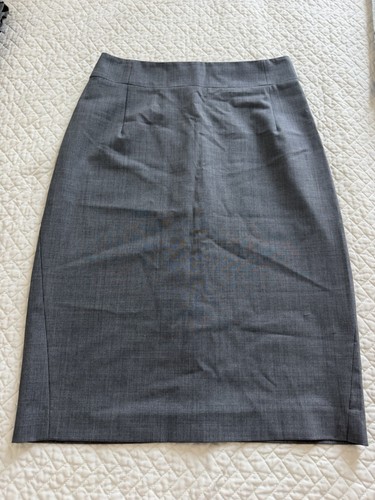 Theory gray wool blend pencil - wool,
