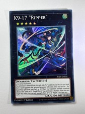 K9-17 Ripper JUSH-EN035 Super Rare 1st Edition YuGiOh Card NM