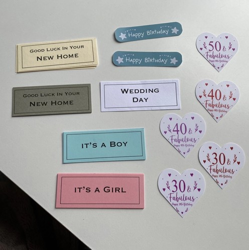Various die cuts for card - 22,