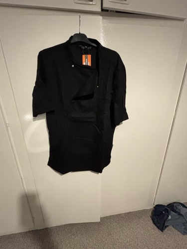 Surrey chefs jacket - in, black