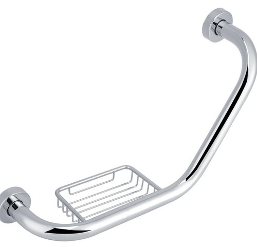 Bathroom angled grab rail - angled,