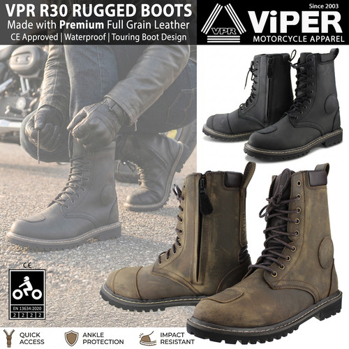 Vpr leather motorcycle - vpr, boots