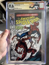 Amazing Spider-Man #361 CGC 9.6  Signed Randy & Mark Custom lab ? 1st Carnage 