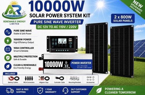 10000w solar power system kit - 10000w,