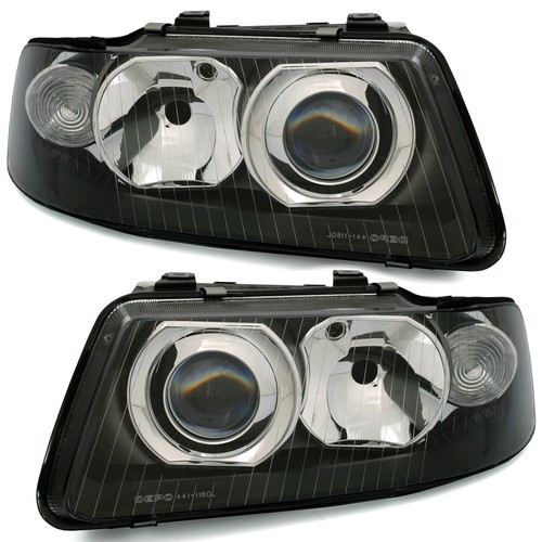 Headlight black clear glass - headlight,