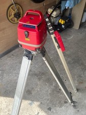 Datum Duo Rotary Laser Level With Tripod and Staff