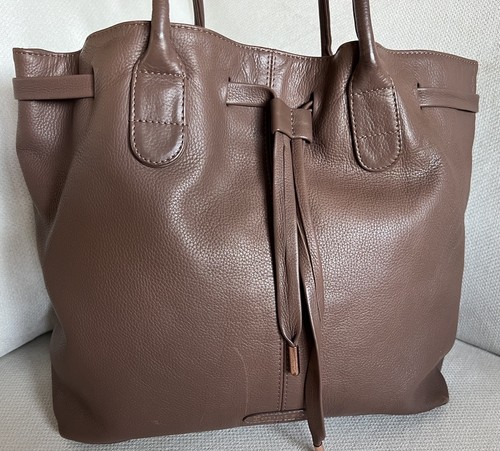 Large leather blush taupe - large, blush-taupe