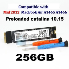 NEW 256GB 17+7PIN SSD For 2012 Apple MacBook Air A1465 EMC 2558 & A1466 EMC 2559
