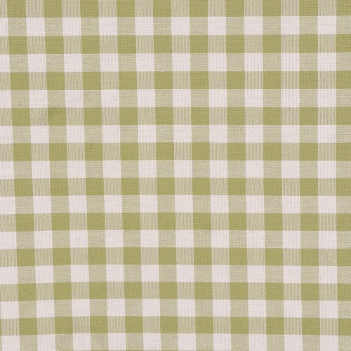 Gingham check green fabric - gingham,