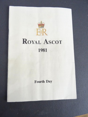 Royal ascot race card june - ascot,