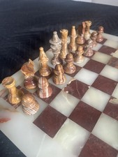 Marble Onyx  chess set