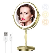 8" Lighted Makeup Mirror with