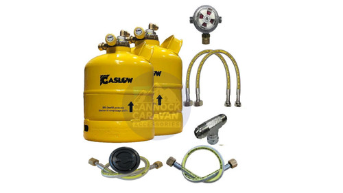 Twin gaslow 7kg cylinder kit - cylinder,