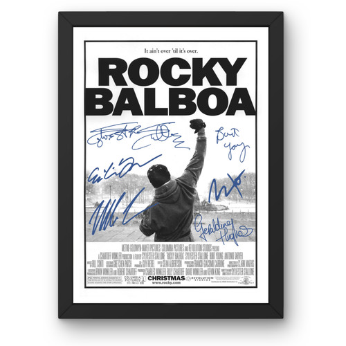 Rocky balboa autograph - rocky,
