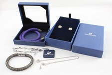 Swarovski Crystal Jewellery Hello Kitty Earrings Signed Branded Boxes x 5