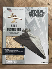 NEW - Star Wars Star Destroyer Deluxe Book And 3D Wood Model