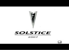 2007 Pontiac Solstice Owner's