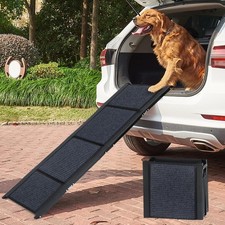 Folding Portable Pet Ramp with Felt Non-Slip Surface 160cm