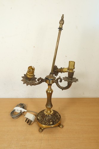Vintage brass candelabra arm - brass, 3