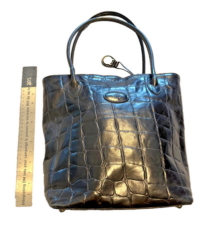 Mulberry black leather - , croc
