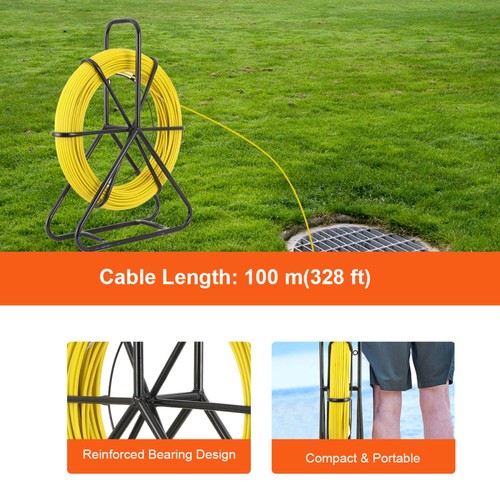 Fish tape puller - fish, fiberglass