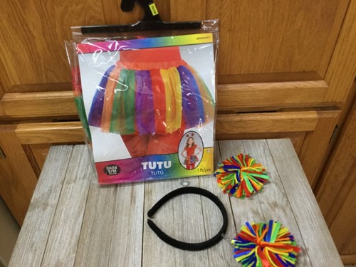 Rainbow colorful child tutu - colorful, +