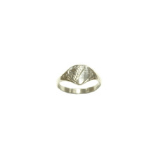 Sterling Silver Ladies Patterned Signet Ring - Patterns May Vary