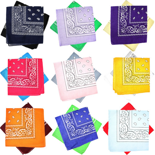 Pack paisley bandanas - pack, of