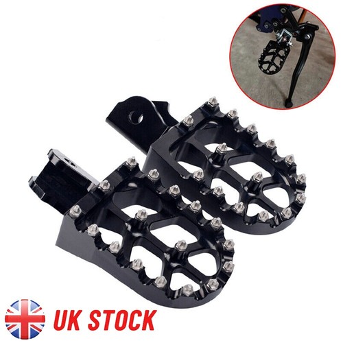 Gold wide foot pegs - foot, for