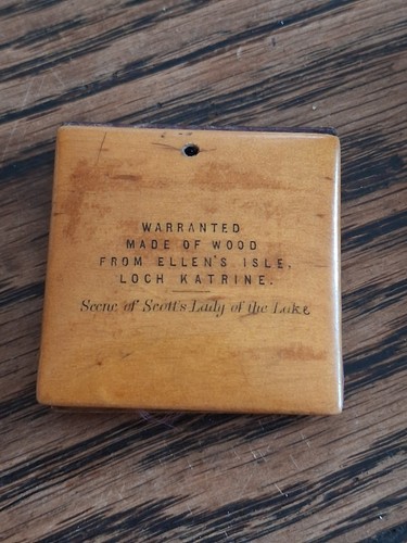 Antique mauchline ware wooden - ware,