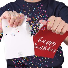 Endless Red Birthday Card with
