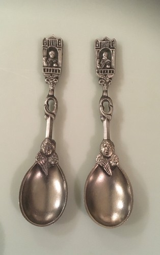 Pair pewter collectible - of,