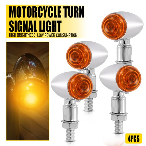 Bullet amber lens turn - amber, signal